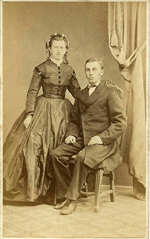 CDV Elmshorn Techel - Paarportrait recte