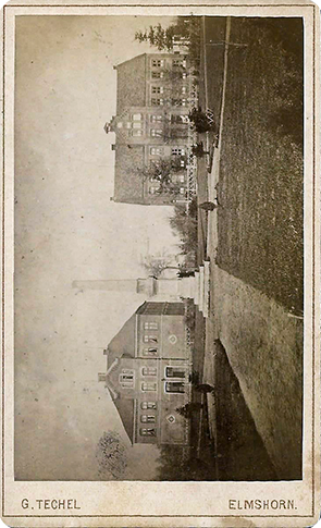 CDV Elmshorn Techel - Kriegerdenkmal recte