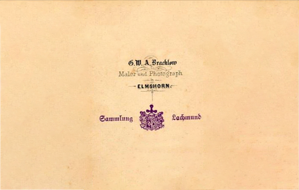 Elmshorn - Kabinettfoto - Schtzenhof - verso