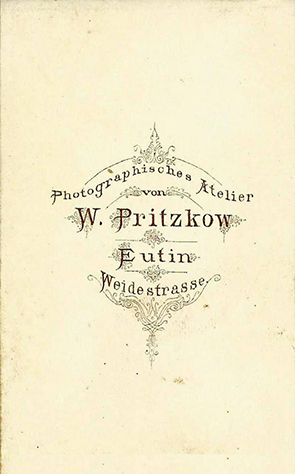 111504 - CDV - Pritzkow - Zimmermdchen - verso - klein
