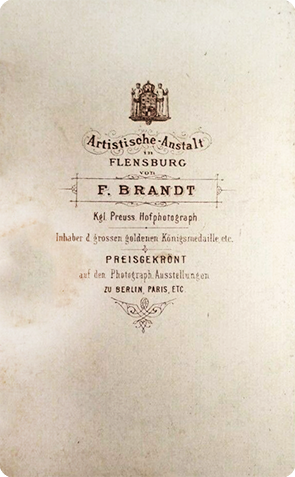 Flensburg - Brandt - Brtiger Mann - verso