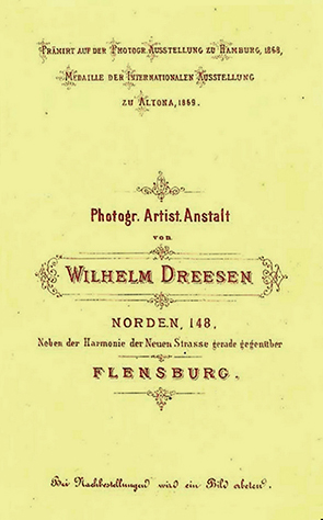 120103 - CDV - Flensburg Dreesen - Geschwister - verso - klein