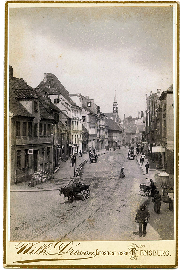 CAB Flensburg Dreesen Pferdebahn recte