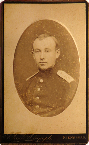Flensburg - Jaich - Soldat - Vignettenfoto - recte
