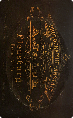 Flensburg - Jaich - Soldat - Vignettenfoto - verso