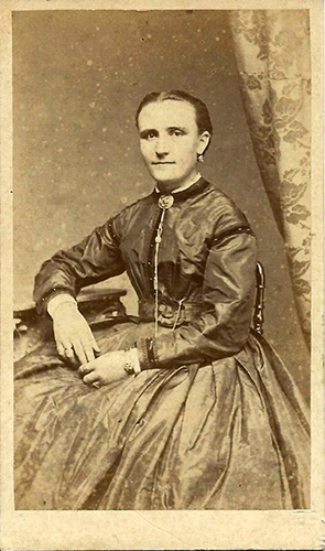 CDV Flensburg Ohm - Damenportrait - recte