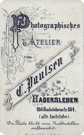 120111 - CDV - Flensburg - Paulsen - Dienstmann - verso - klein
