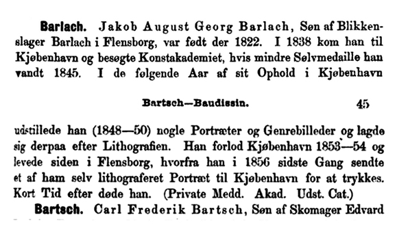 Weilbach - Lexikon-Eintrag 'Barlach'