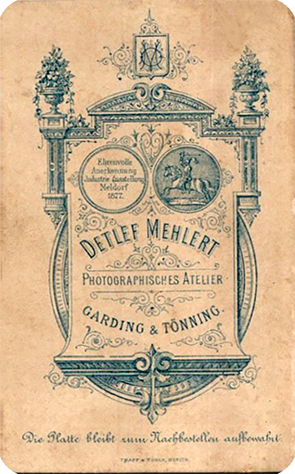 120301 - CDV - Mehlert, D - Baby im Kinderwagen - verso - klein