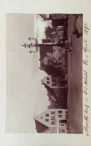CDV Glckstadt Carstenn - Marktplatz 1871 recte