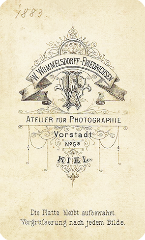 CDV Glckstadt - Wommelsdorf-Fr. Obermatrose verso