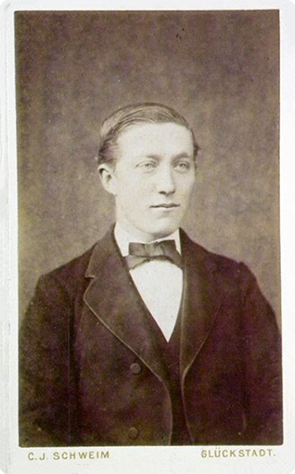 Glckstadt - Schweim - CDV - Herr mit Fliege - recte