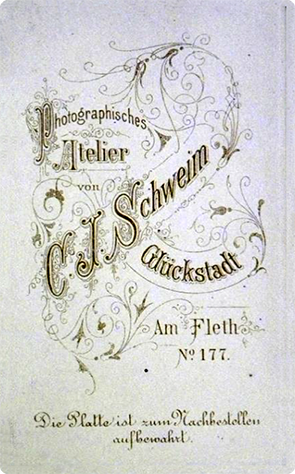 Glckstadt - Schweim - CDV - Herr mit Fliege - verso