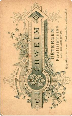 Glckstadt - Schweim - CDV - Kleinkind verso