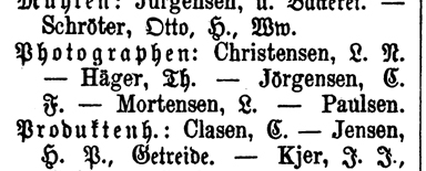 120507 - Hadersleben - Jrgensen Adressbuch 1877 - Detail