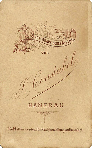 CDV Hanerau - Constabel - JJE - Gruppenbild - verso