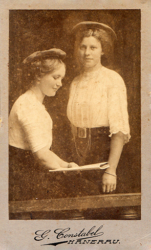 CDV - Hanerau - Constabel - Gotthilf - Frauendoppelbild - recte
