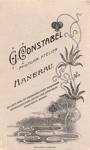 CDV - Hanerau - Constabel - Gotthilf - Frauendoppelbild - verso