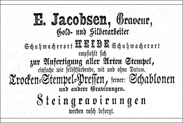 Heide Adressbuch Annonce