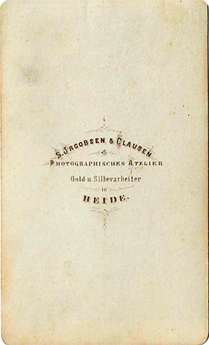 Heide Jacobsen & Clausen Vater mit Kindern - Revers