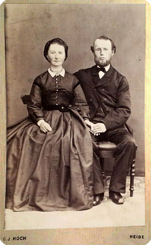 CDV Heide Koch - Ehepaarbildnis - recte