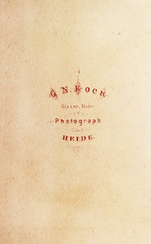 Heide CDV Kock - Damenbildnis verso klein