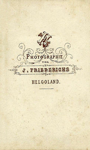 120802 - CDV - Helgoland - Friederichs - Inselansicht - recte - klein_helgoland_cdv_01_verso_klein