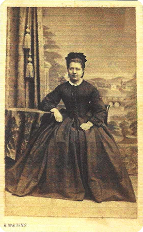CDV Hoyer Mertens Damenganzbildnis recte