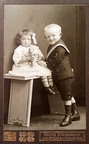 121302 - CDV - Itzehoe - Gronemann - 2 Kinder - recte - klein