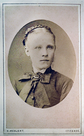 Itzehoe Mehlert CDV Dame - Vignette - recte