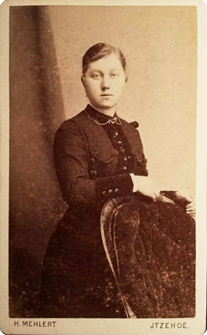 CDV Wesselburen - Mehlert, H. Junge Frau recte