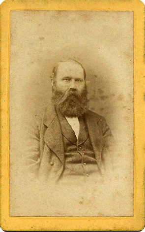CDV Itzehoe Wittmak - Herrenbrustbild - recte