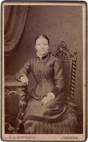 121307 - CDV - Itzehoe - Wittmak - Dame - klein
