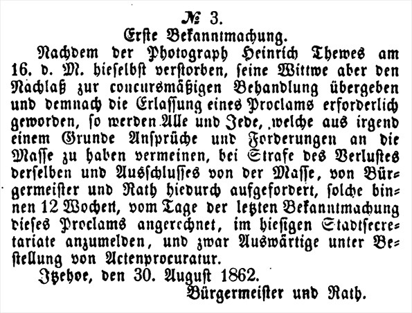 Itzehoe - Thewes - Beilagen - klein