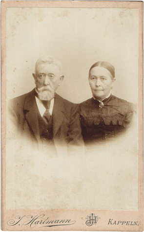 Kappeln Hartmann CDV Paarbild recte klein