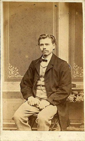CDV Kiel Arp - Herrenportrait recte