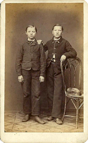 CDV Kiel Arp Doppelbildnis recte
