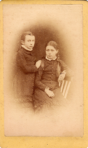 CDV Kiel Baeckmann - Paar-Bild recte
