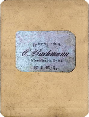 Kiel Baeckmann Familienbildnis Fotografie verso