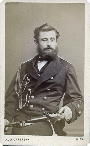 Kiel Carstenn CDV Unterleutnant Hildebrand
