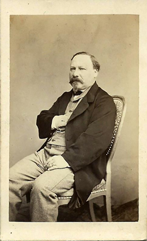 CDV Mnzberg - Herrenportrait - recte