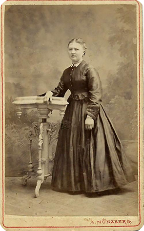 CDV Mnzberg - Damenportrait - recte