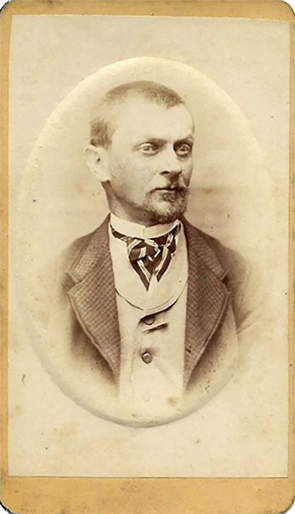 CDV Mnzeberg - Herrenbrustbild - recte