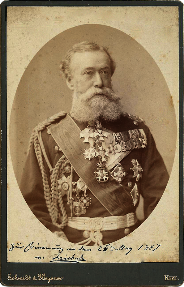 Kiel Schmidt&Wegener Kabinettfoto von Wickede