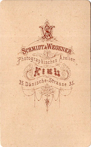 130325 - CDV - Kiel - Schmidt & Wegner cdv_13 - verso - klein