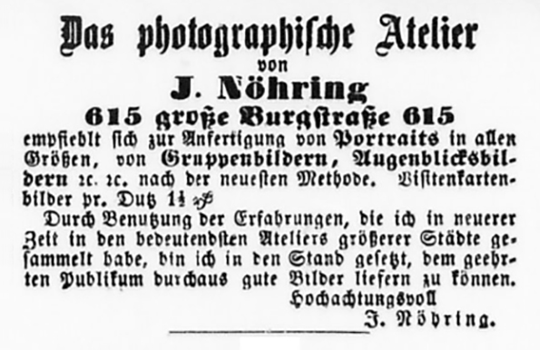 Lbeck Nhring - Lbeckische Anzeigen vom 03. 09. 1868