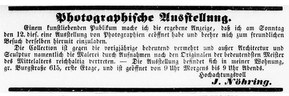 Lbeck - Nhring - Lbeckische Anzeigen vom 16. 12. 1869