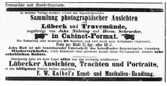 Lbeck - Nhring - Lbeckische Anzeigen vom 04. 05. 1870