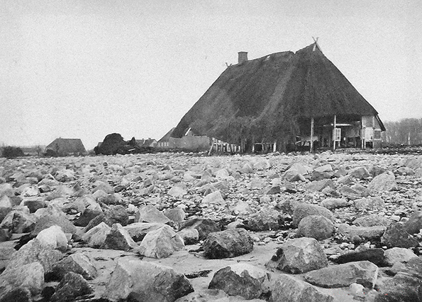 Lbeck - Nhring - Sturmflut 1872 - Zerstrungen klein