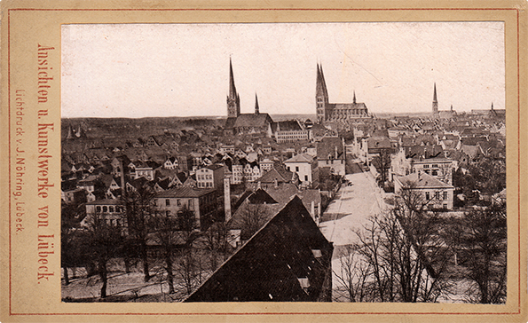 Lbeck - Noehring - CDV - Blick zur Marienkirche - recte